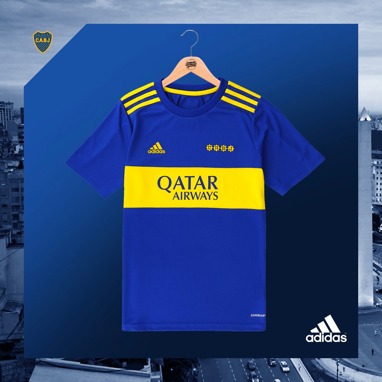 BOCA JUNIORS (Home 2021/22) Aeroready - TALLA L