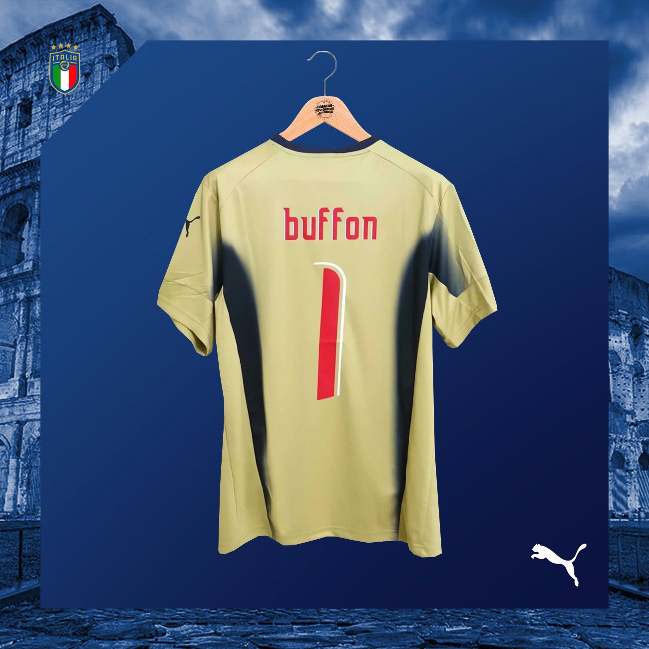 ITALIA (Arquero 2006) - TALLA L - Imagen 2