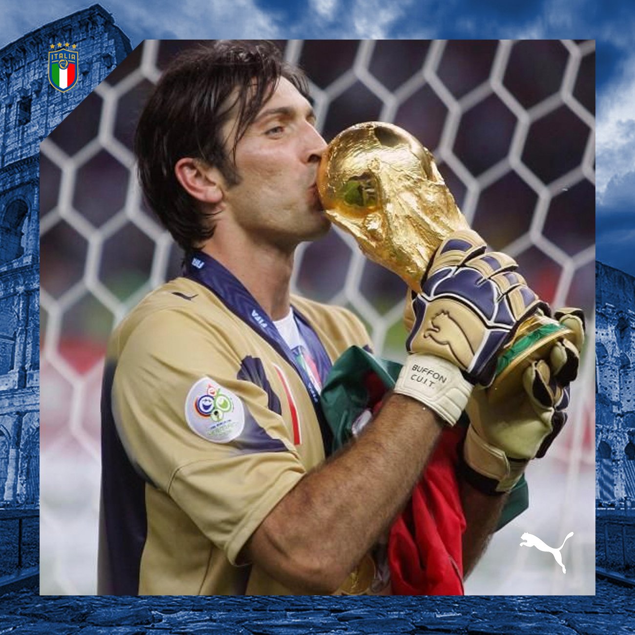 ITALIA (Arquero 2006) - TALLA L - Imagen 3