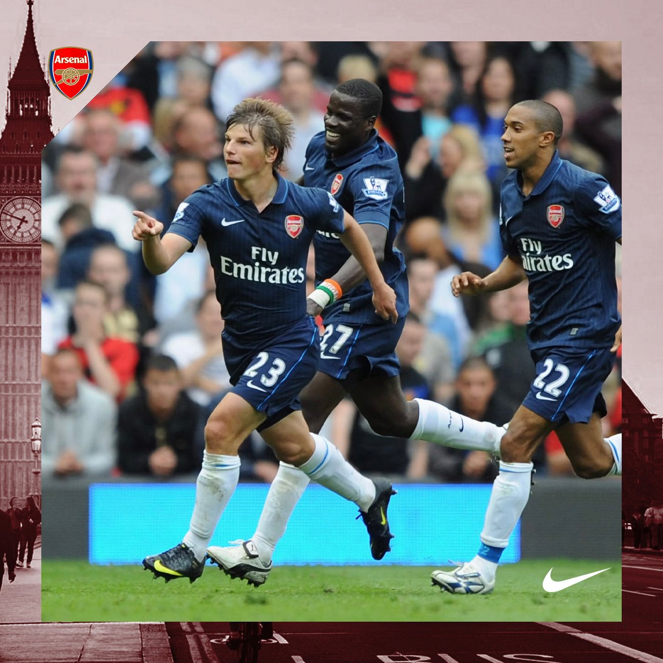 ARSENAL (Away 2009/10) - TALLA M - Imagen 4