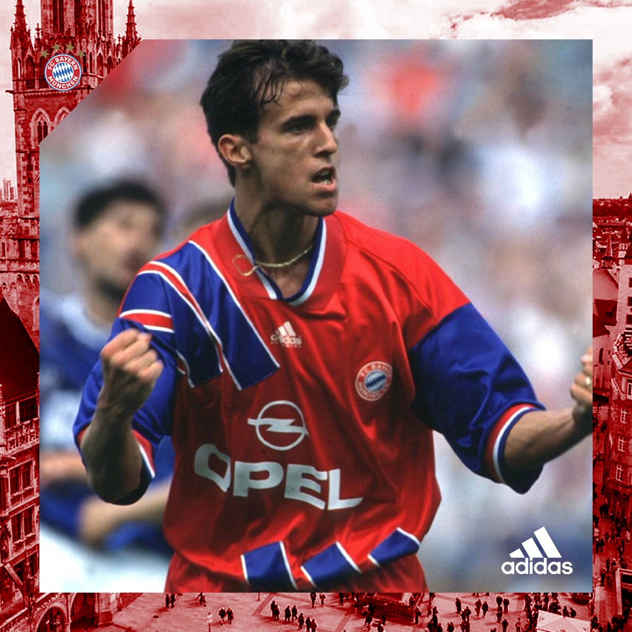 BAYERN MUNICH (Home 1993-95) - TALLA L - Imagen 4