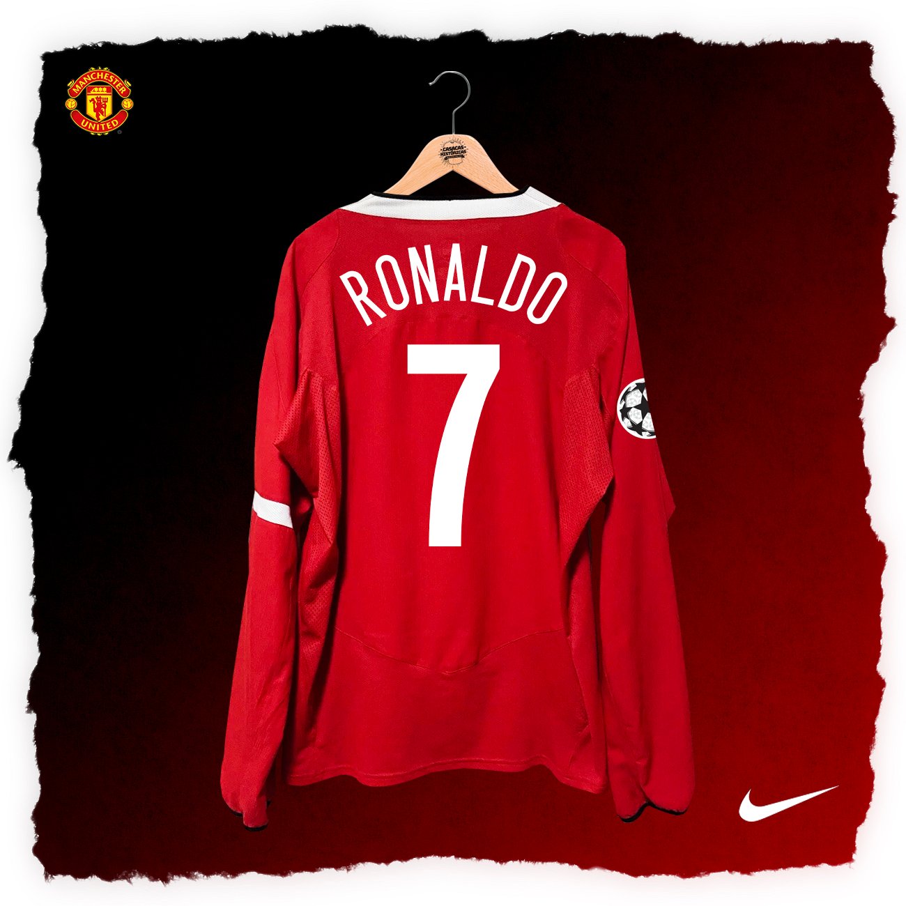 MANCHESTER UNITED (Home 2004-06) - TALLA M - Imagen 2