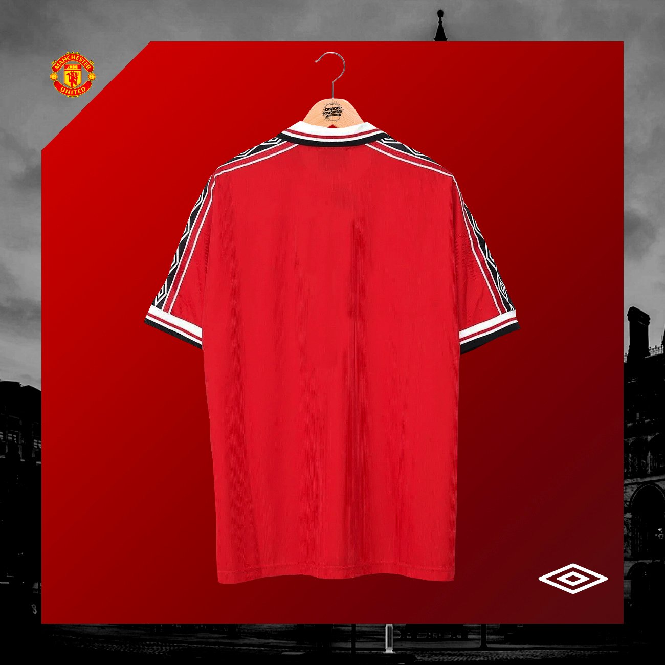 MANCHESTER UNITED (Home 1998-00) - TALLA L - Imagen 2