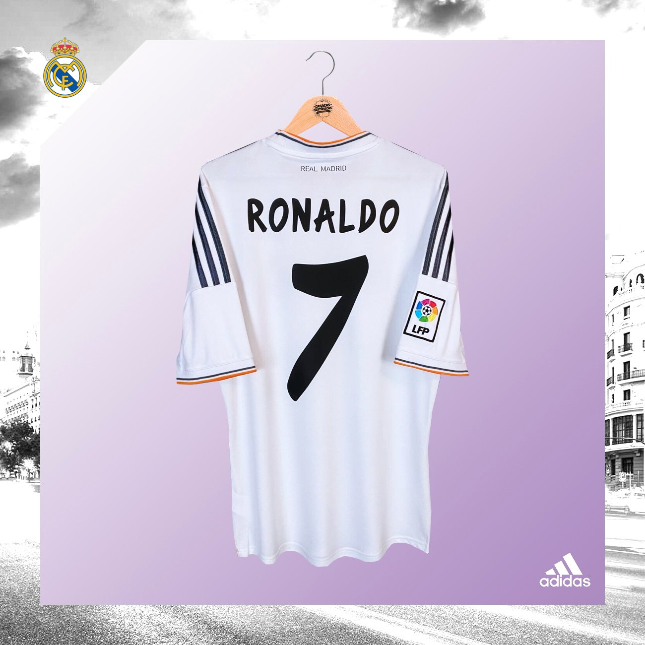 REAL MADRID (Home 2013/14) - TALLA M - Imagen 2