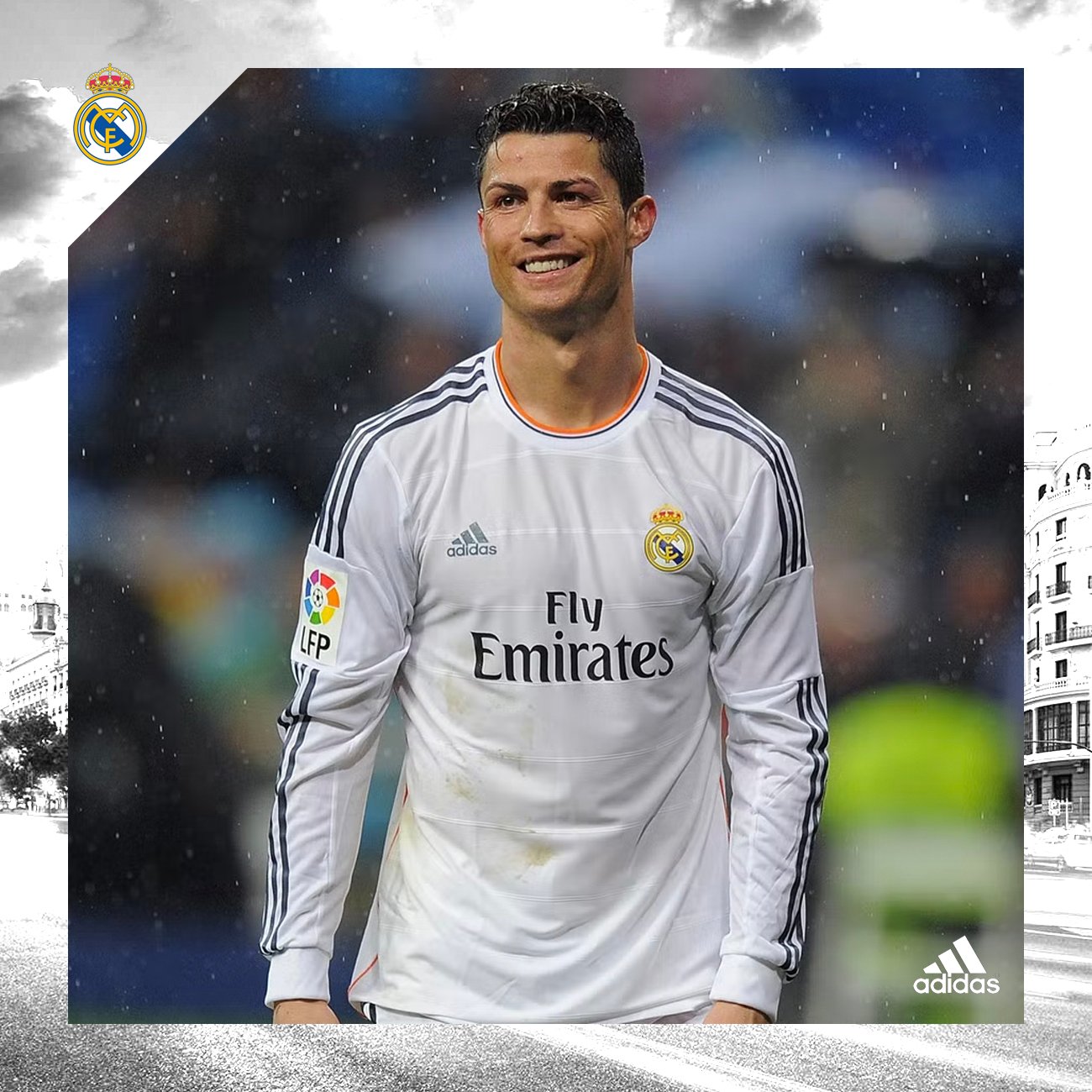 REAL MADRID (Home 2013/14) - TALLA M - Imagen 3