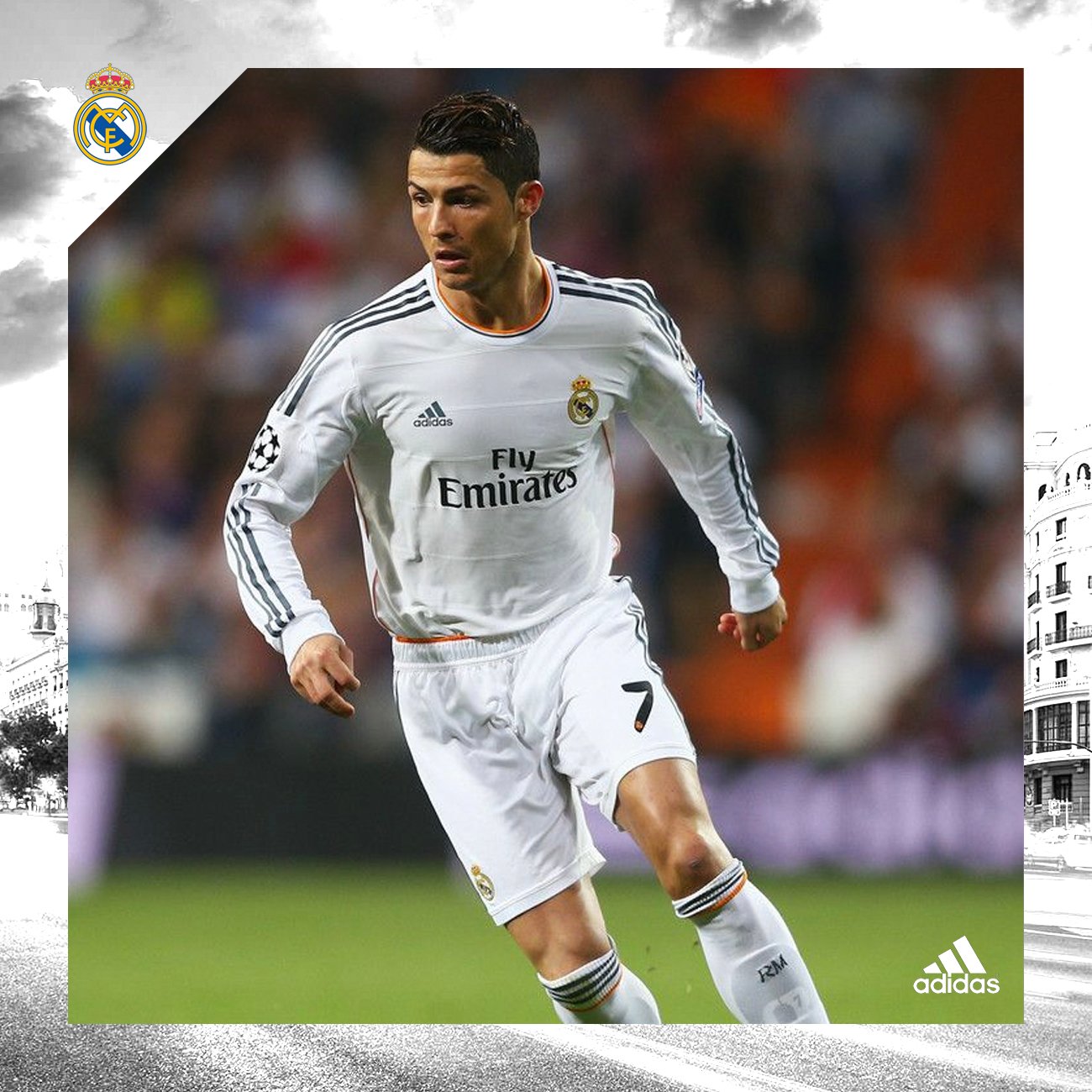 REAL MADRID (Home 2013/14) - TALLA M - Imagen 4