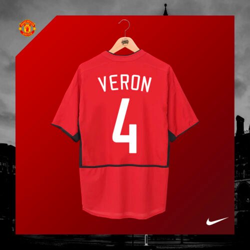 MANCHESTER UNITED (Home 2002/03) - TALLA L - Imagen 6