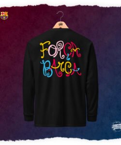 Alternative view of OLIVIA RODRIGO x BARCELONA Força Barça - Manga larga unisex